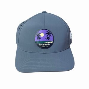 Branded Bills Jacaranda Golf Club Hat Cap 110 Flexfit Gray Adjustable